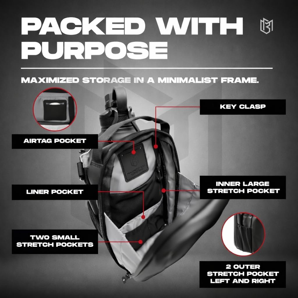 Magnetic Gym Bottle Bag