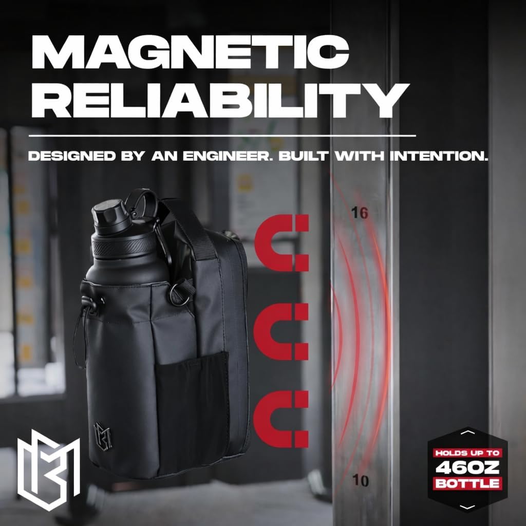 Magnetic Gym Bottle Bag