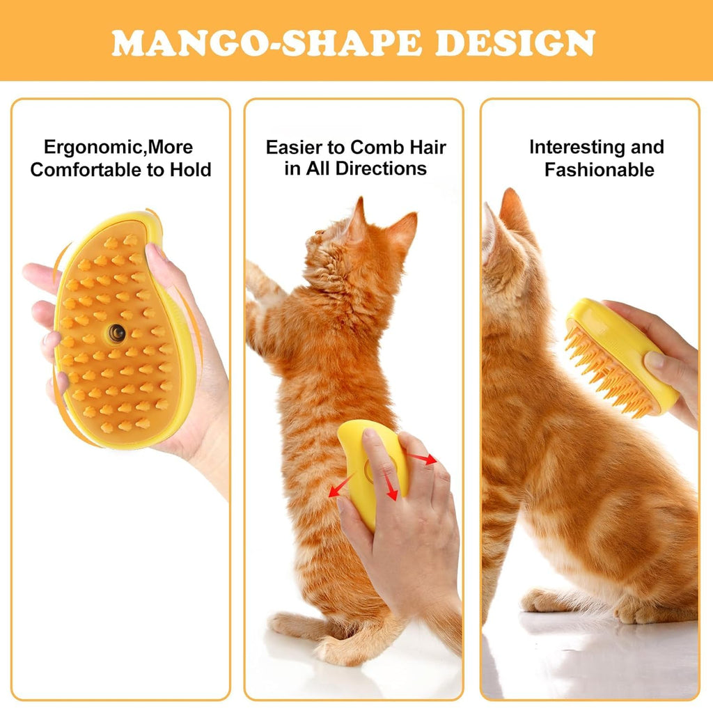 Pet Steam Hair Brush-New