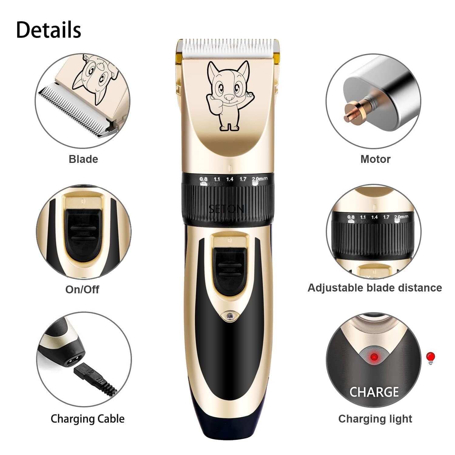 Pet Grooming Hair Clipper