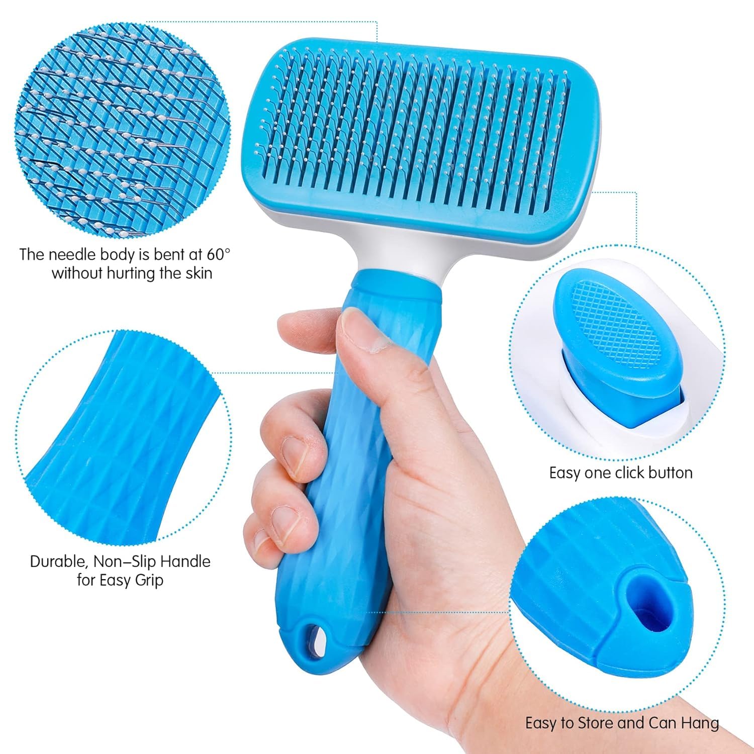 Pet Hair Brush-Square