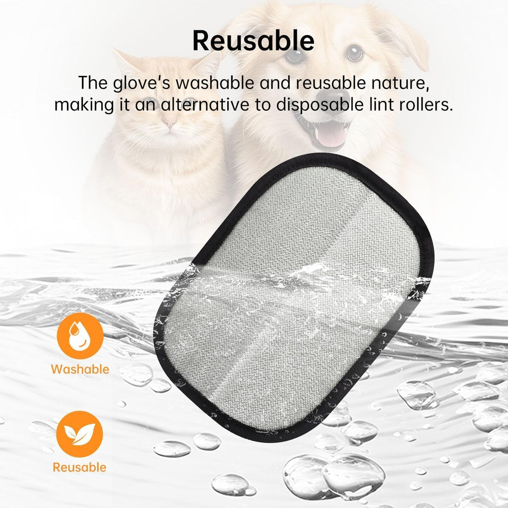 Pet Hair Removal Glove for Cats & Dogs